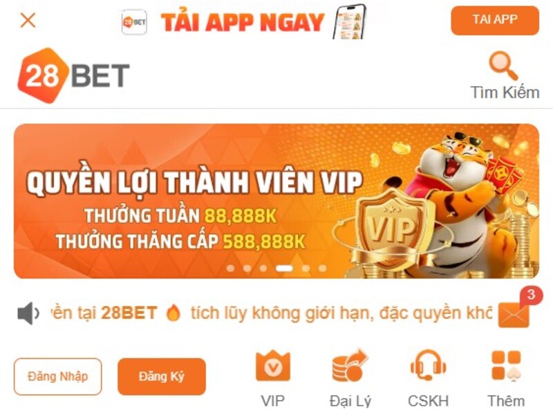 Sân chơi cung cấp rất nhiều khuyến mãi đặc biệt cho hội viên
